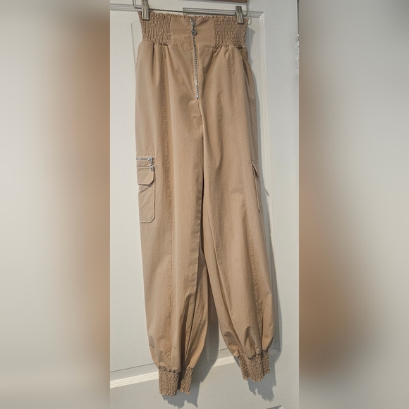 Meshki Tan Cargo Joggers - Picture 2 of 6